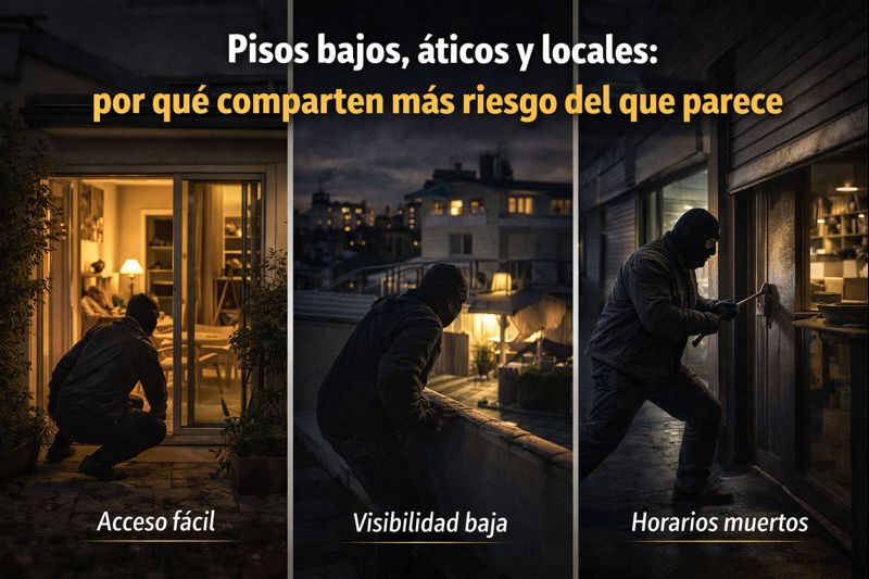 Accesibilidad y recorridos de acceso en inmuebles residenciales y comerciales