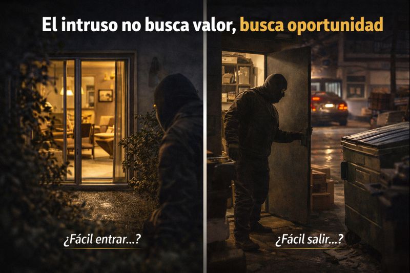 Análisis de oportunidad y comportamiento del intruso